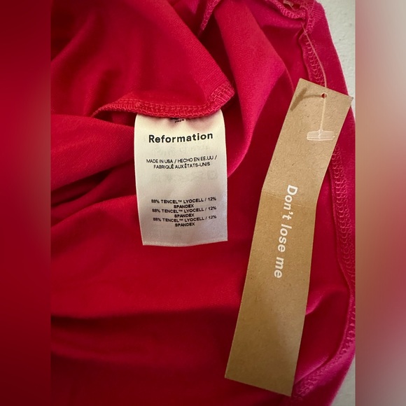 Reformation Sz XL Maxi Pink Dress - Picture 7 of 7